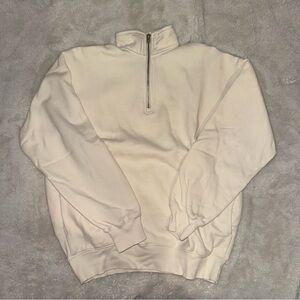 TNA Cream Half-Zip Sweatshirt